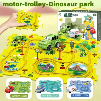 Pista de coches para niños PuzzleRacer